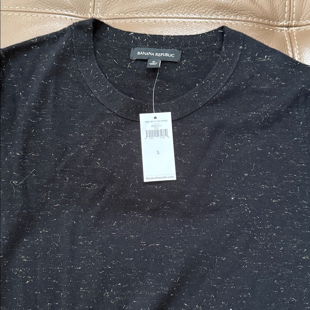 Banana Republic Black Sweater NWT S
